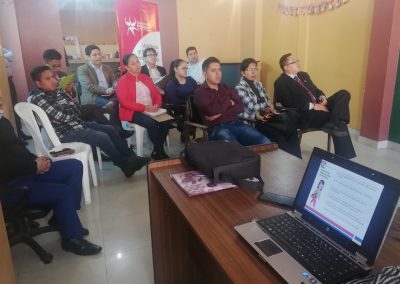 La Defensoría Pública de Chimborazo participó en un taller práctico sobre sensibilización en discapacidades