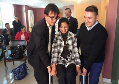 La Defensoría Pública de Chimborazo participó en un taller práctico sobre sensibilización en discapacidades