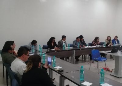 La Defensoría Pública de Cotopaxi y representantes del sector justicia analizaron el tema de beneficios penitenciarios
