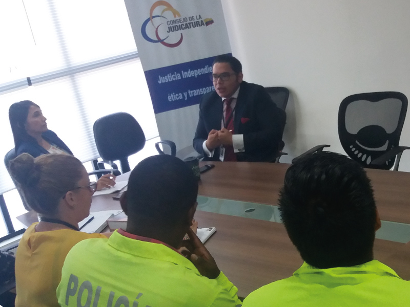 Santa Elena: se realizaron reuniones de coordinación con el Consejo de la Judicatura