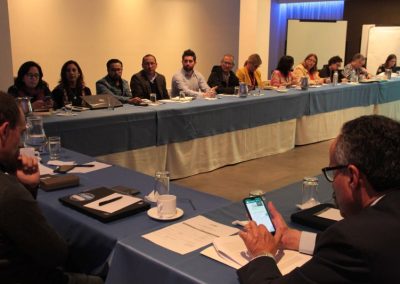 Funcionarios de la Defensoría Pública, durante el taller de Movilidad Humana organizado por ACNUR