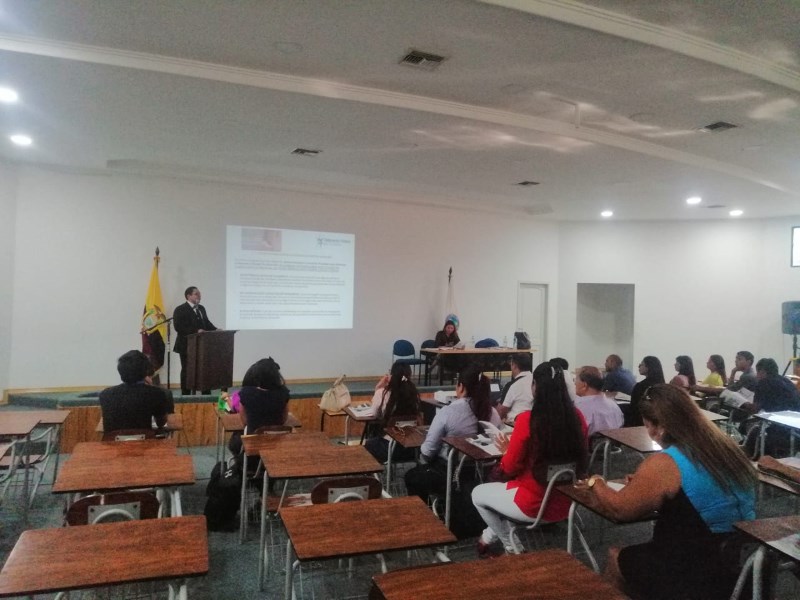 Santa Elena: Se realizó charla “Por la no violencia de Género” y se evaluó a CJG