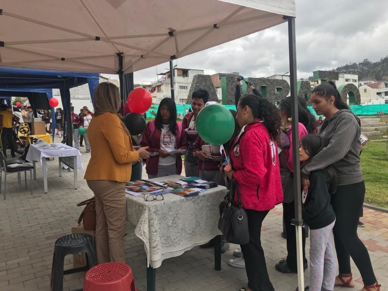 Tungurahua: a través de ferias ciudadanas se da a conocer los derechos de las mujeres