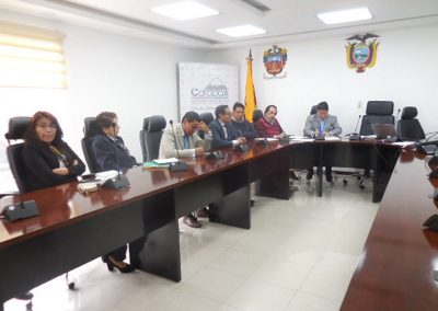 Reunión del GAD sobre Pacto por la Seguridad Ciudadana de Cotopaxi