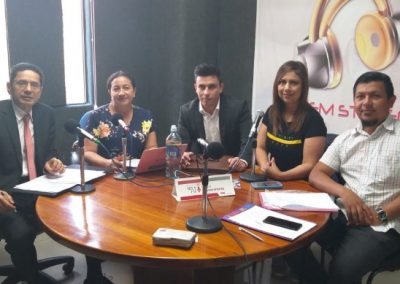 El Defensor Público Provincial de Imbabura en entrevista con la radio de la Universidad Técnica del Norte
