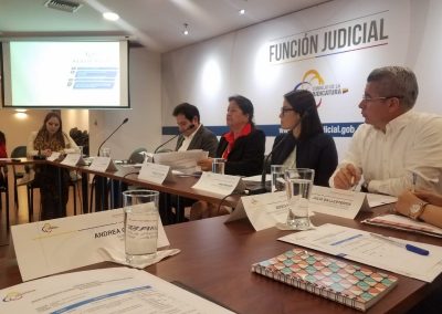 II Mesa de Trabajo Especializada de la DPP convocada por el Consejo de la Judicatura
