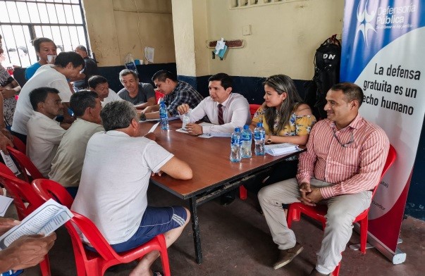 El Oro: Personal misional de la Defensoría Pública, ejecutan primeras brigadas informativas en el Centro de Privación de Libertad de Machala