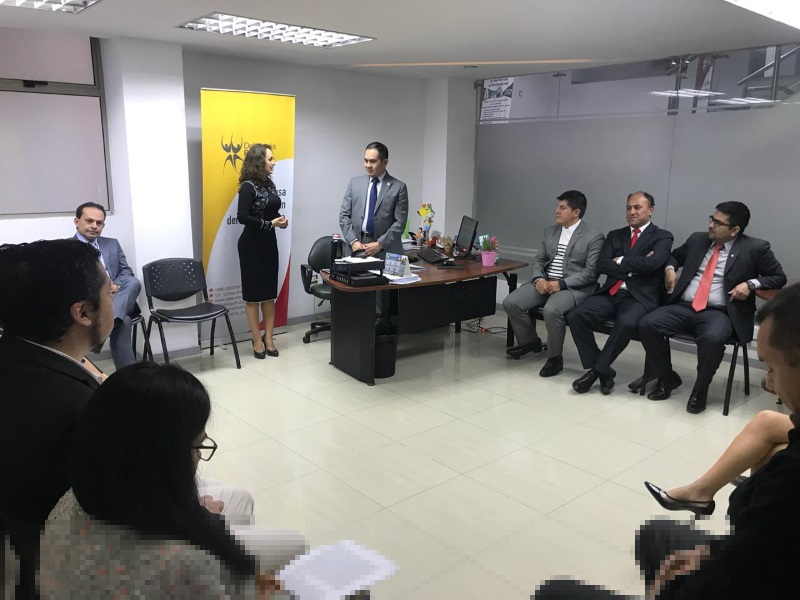 El Defensor Público General (e), cumplió agenda de trabajo en Loja
