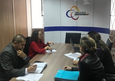 En reunión interinstitucional se destaca la participación de la Defensoría Pública
