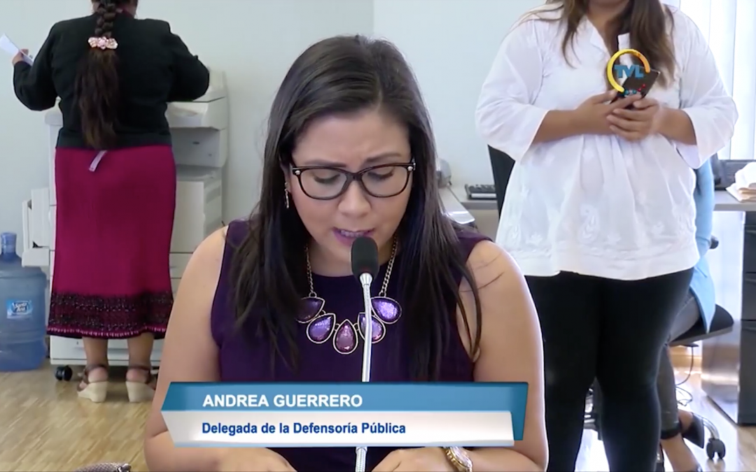Defensoría Pública da prioridad a la atención a víctimas