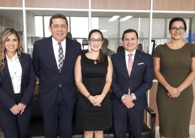 La Defensora Pública Regional del Litoral, Michele Portaluppi se reunió con el Director Provincial del Consejo de la Judicatura del Guayas, Paúl Franco