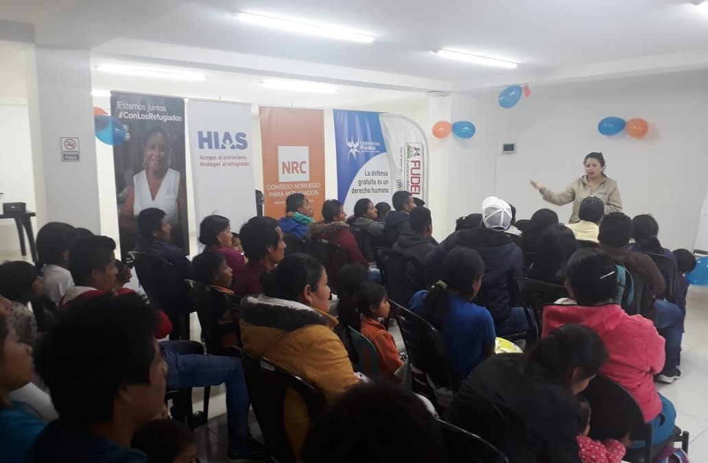 Carchi: La Defensoría Pública asumió el patrocinio de pedido de refugio de pobladores de la etnia AWÁ