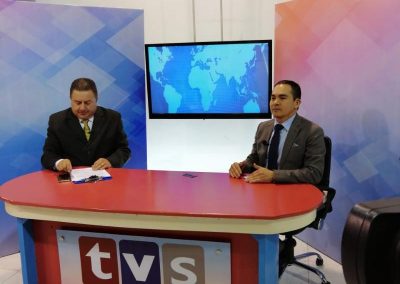 Dr. Ángel Torres, Defensor Público General (e), en entrevista en TVS Riobamba