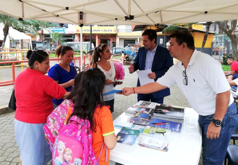 Guayas: Personal misional dio a conocer los servicios gratuitos de la institución en el cantón El Empalme