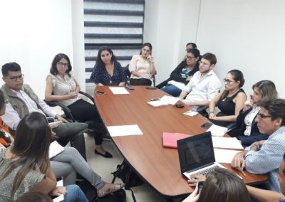 Mesa de Movilidad Humana reunida en Guayaquil