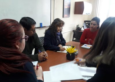 Representantes de la Defensoría Pública y del Consejo de Protección de Derechos
