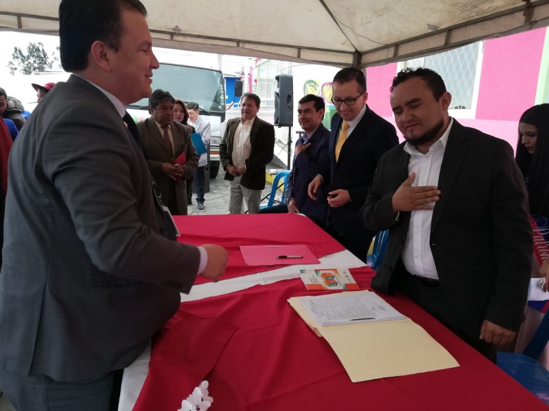 Carchi: Suscripción de convenios en favor de las personas de grupos vulnerables