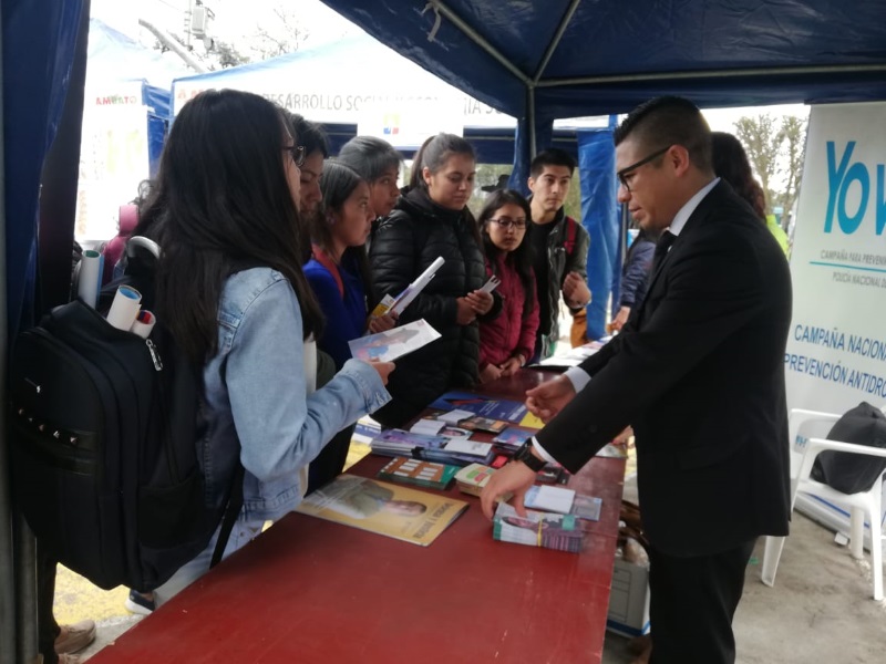 Tungurahua: Se realizó difusión de servicios en Feria de Seguridad