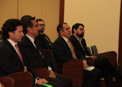 Dr. Ángel Torres Machuca, durante la conferencia sobre Independencia de la Justicia.