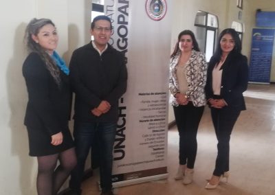 Ab. Cristian Montero, delegado de la Dirección de Acreditaciones, en jornadas de evaluación de los CJG