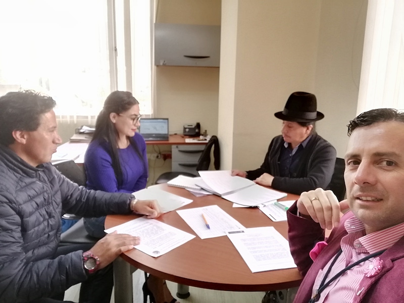 Tungurahua: Se ultiman detalles para la firma de un convenio de cooperación con la Junta de Defensa del Campesinado del Ecuador