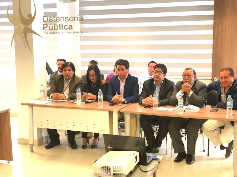 Bolívar: Se coordinan acciones para fortalecer la atención a los usuarios del sistema de justicia
