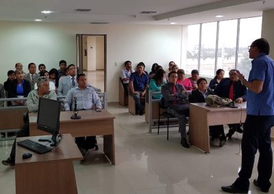 El defensor público provincial de Santa Elena, José Ramírez, asistió a la jornada de capacitación sobre el COIP sobre el tema: “Mínima intervención penal”.