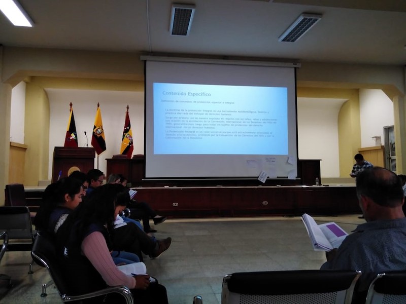 Loja: Defensores Públicos de las ciudades de Macará, Loja y Catamayo participaron en el taller de fortalecimiento de capacidades