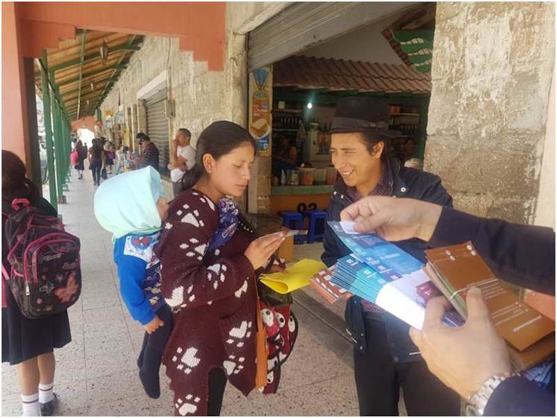 Loja: Difusión de servicios en el cantón Saraguro