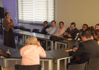 Asistentes legales durante la capacitación en Movilidad Humana