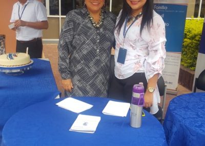 La defensora pública, Sandra Bravo, asistió al conversatorio sobre mediaciones.