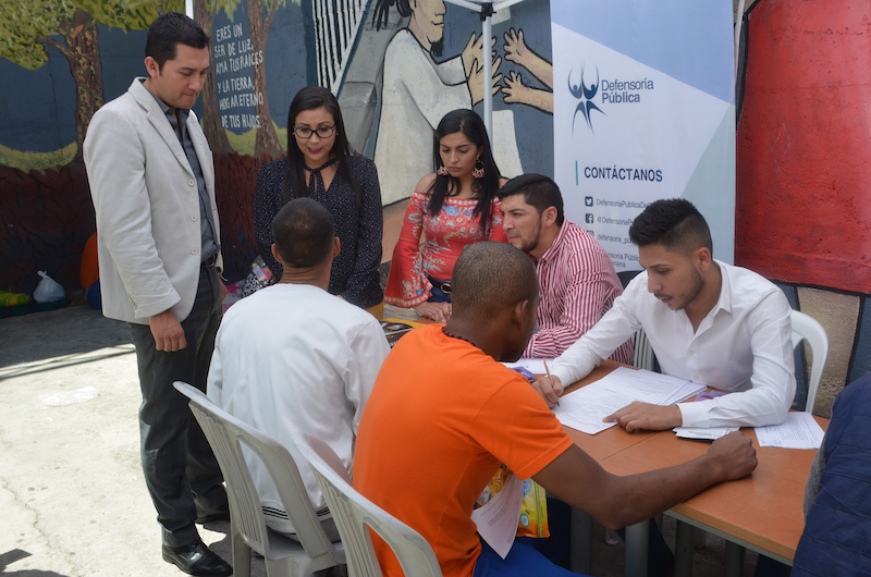 Pichincha: Se desarrolló campaña de difusión de servicios en el Centro de Detención Provisional El Inca, en Quito