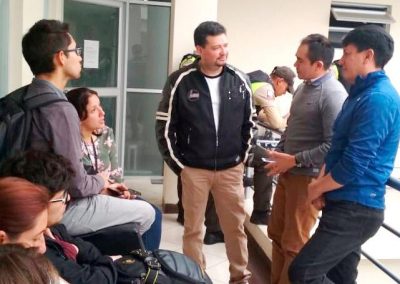 Defensor Público General (e), Dr. Ángel Torres Machuca en la Unidad de Flagrancia