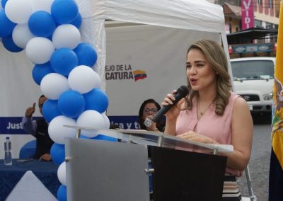 Defensora Pública del Litoral, Michele Portaluppi, explica el rol y los servicios que brinda la Defensoría Pública