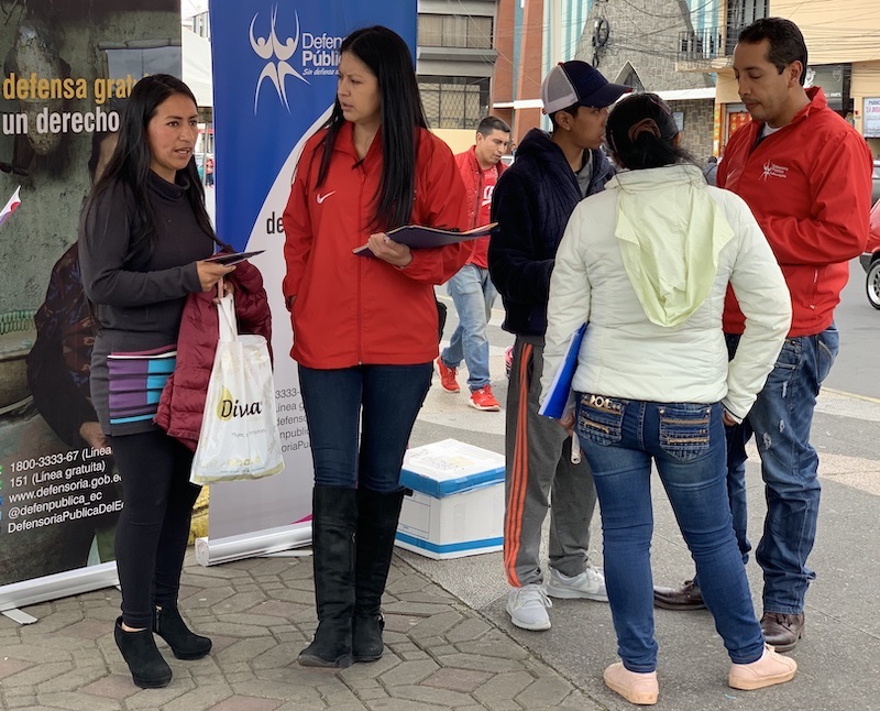 Carchi: Ciudadanía participa en feria de sensibilización contra la violencia de género