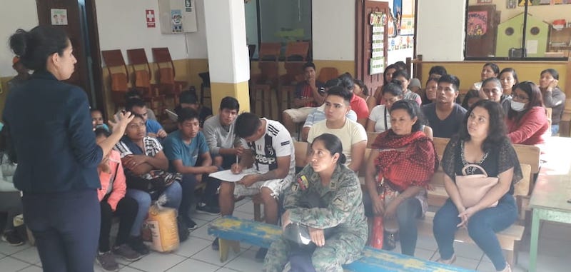 Pastaza: En Shell se realizó charla sobre violencia de género