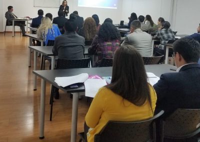 La Defensoría Pública de Pichincha en la jornada de capacitación a asistentes legales