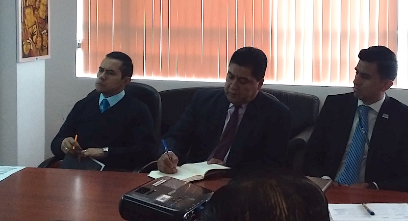 Carchi: Delegados del sector justicia coordinan acciones