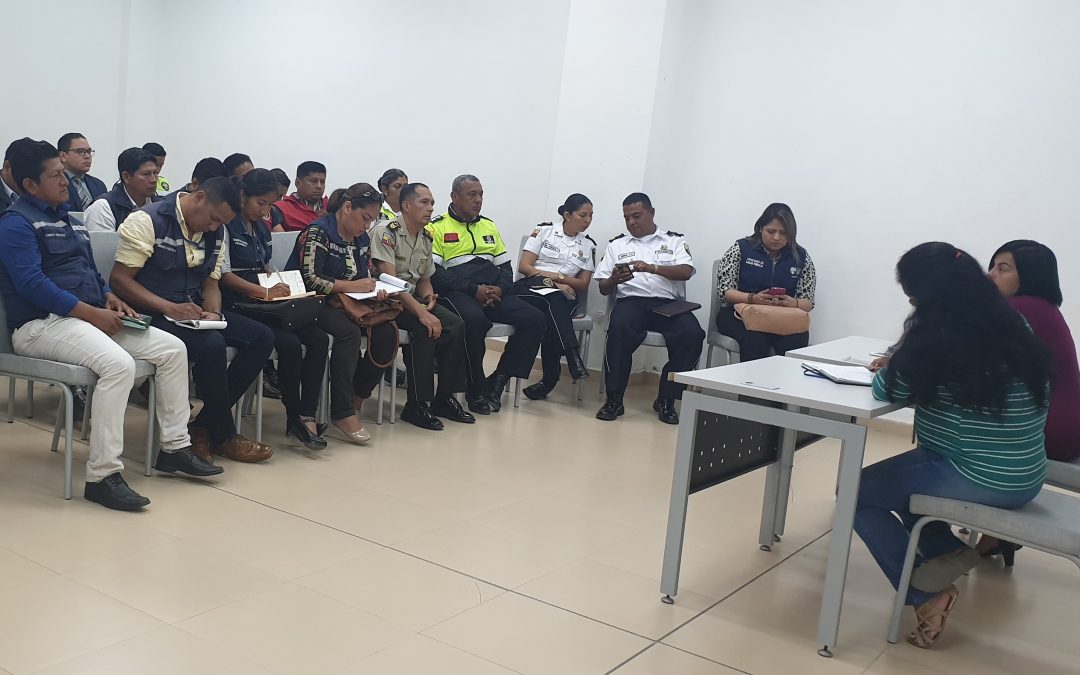 Santa Elena: Defensoría Pública participa en brigadas de seguridad ciudadana cantonales