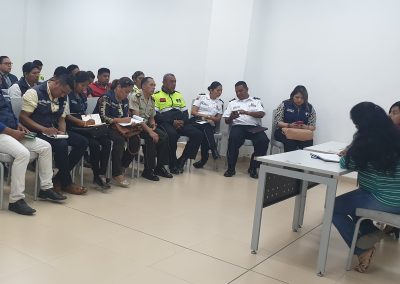 Defensoría Pública de Santa Elena define acciones en la implementación de brigadas de seguridad ciudadana