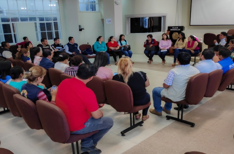 Huaquillas: Delegados de varias instituciones analizan casos de Violencia de Género