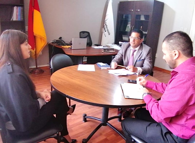Azuay: Defensoría Pública coordina acciones para atención de personas privadas de libertad en CRS Turi