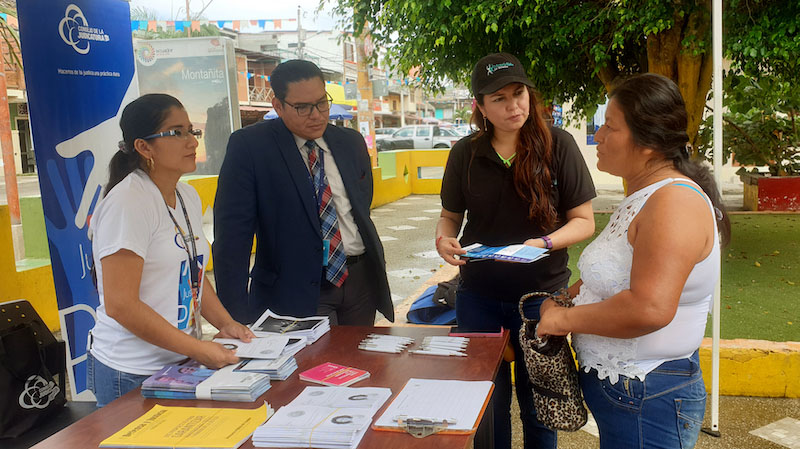 Comunas de Santa Elena recibieron información sobre los servicios de la Defensoría Pública
