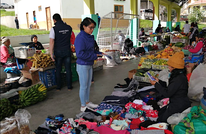 Loja: Defensoría Pública Provincial realiza campaña puerta a puerta