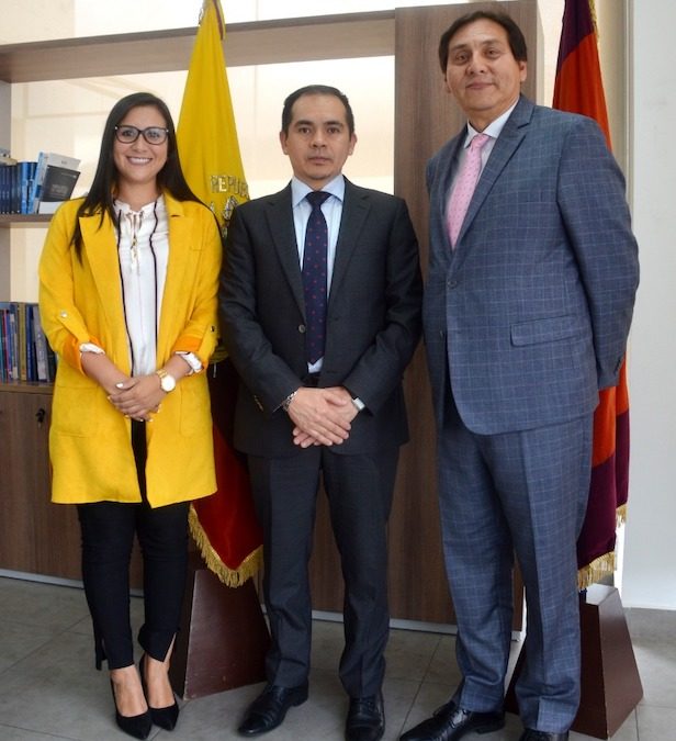 Defensor Público General coordina acciones con nuevo presidente de la Corte de Justicia de Pichincha