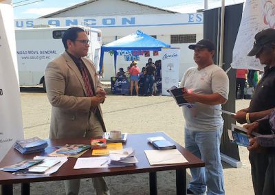 Usuarios de la comuna San José de Ancón recibieron información de los servicios de la Defensoría Pública.