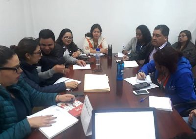 La Defensoría Pública del Carchi participó en la reunión de la Red contra la vulneración de Derechos Humanos.