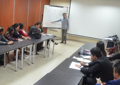 Defensores Públicos de la Unidad de Víctimas durante el taller “Reparación Integral”