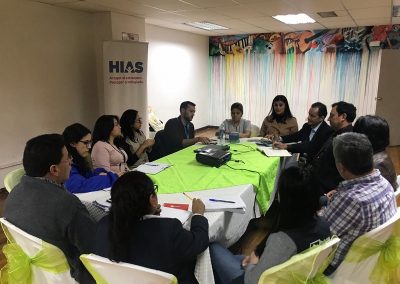 La Defensoría Pública de Loja durante la reunión sobre Movilidad Humana