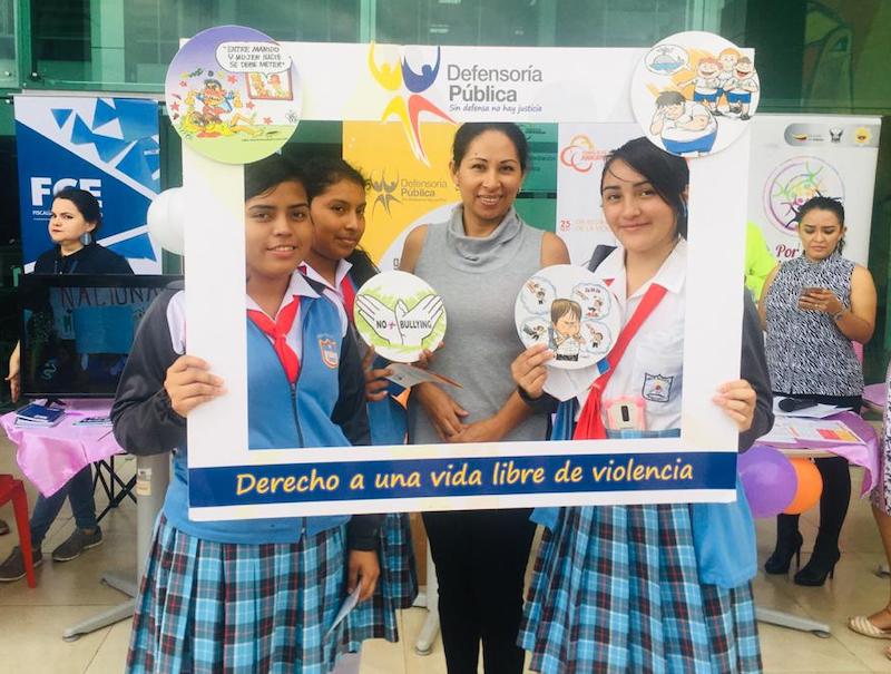 Pastaza: Defensoría Pública participó en la feria ciudadana “Derecho a una vida libre de violencia”